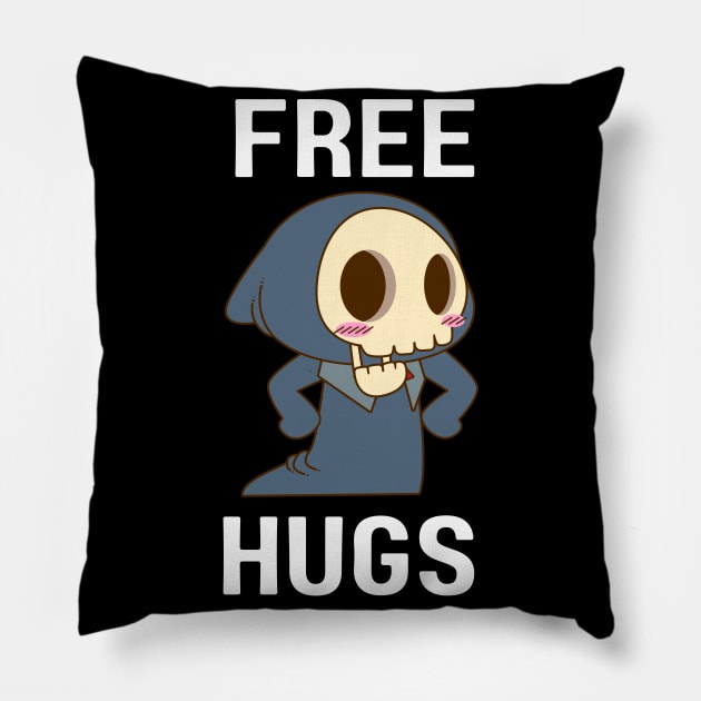 Free Hugs Grim Reaper Pillow by pako-valor