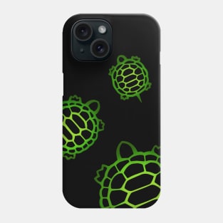 Turtle (line art) Phone Case