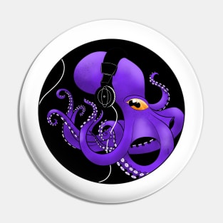 Purple Octopus Pin