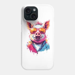 Cool Pig in Sunglasses Phone Case