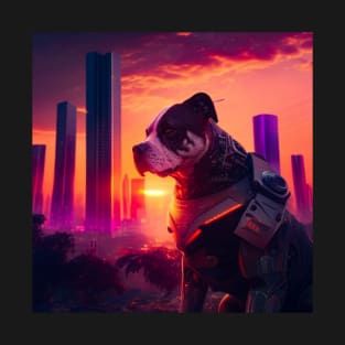 Cyberpunk Dog 3 T-Shirt