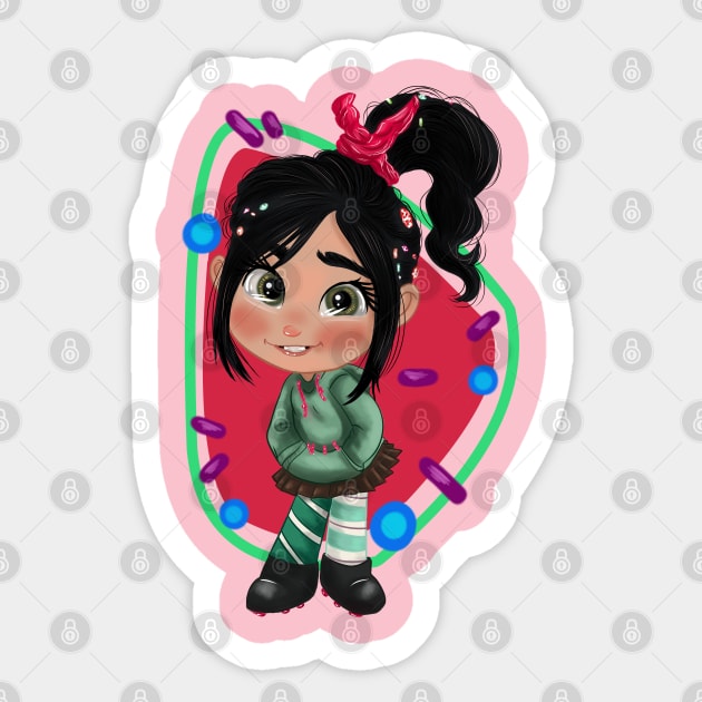 Vanellope Von Schweetz (Wreck-It Ralph) by GamerGirlX