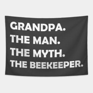 grandpa, man, myth, beekeeper Tapestry