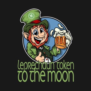 Leprechaun Token - LEP - To The Moon T-Shirt