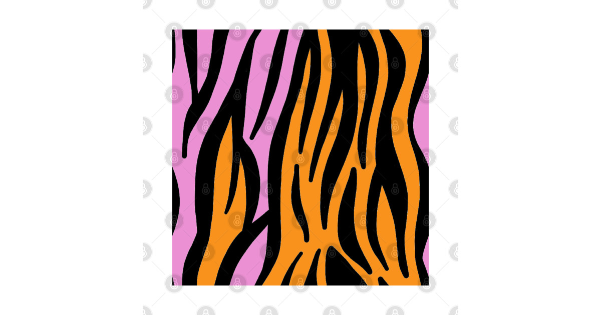 Pink and Orange Zebra Print Zebra Print Kids TShirt TeePublic