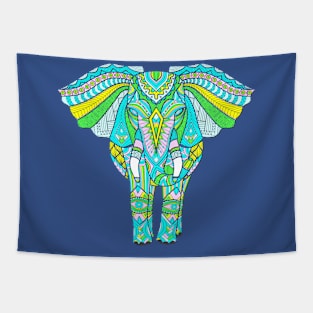 Colorful Elephant Tapestry