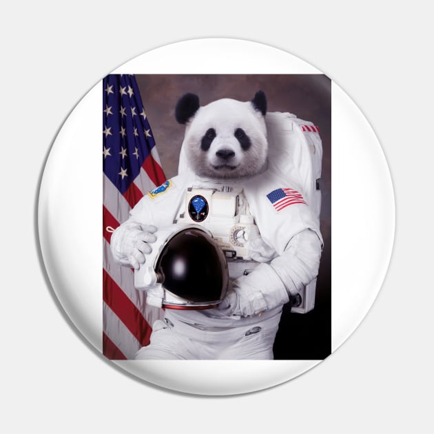 Pandastronaut Pin by TokoumiL