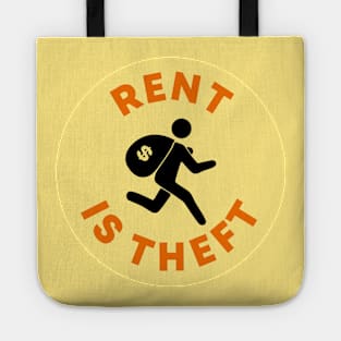 Rent Is Theft Tote