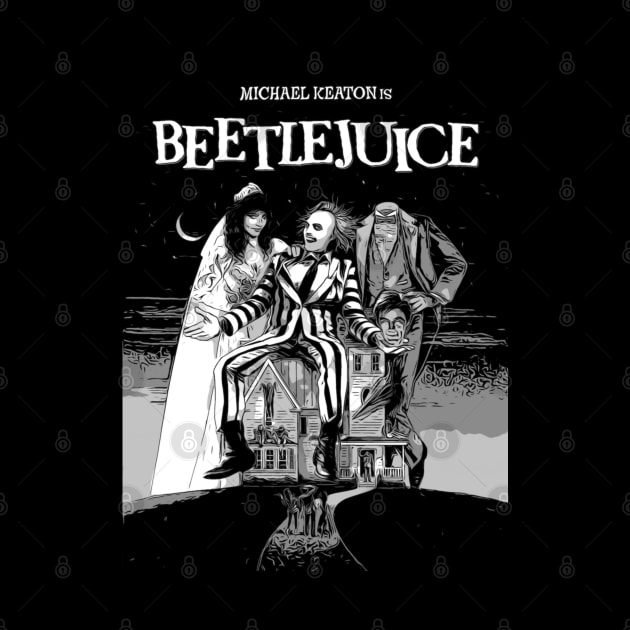 Beetle Juice Artwork by SAN ART STUDIO 