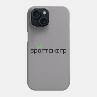 SportChirp Black Text Logo Classic Phone Case