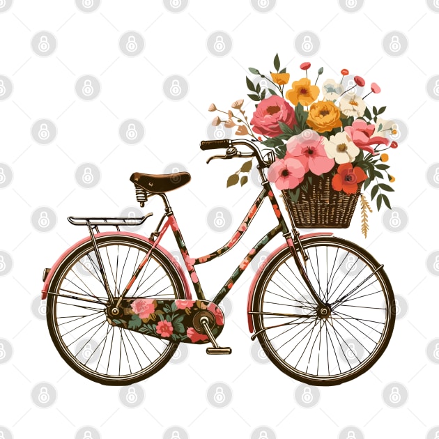 Retro Vintage Bike by Siha Arts