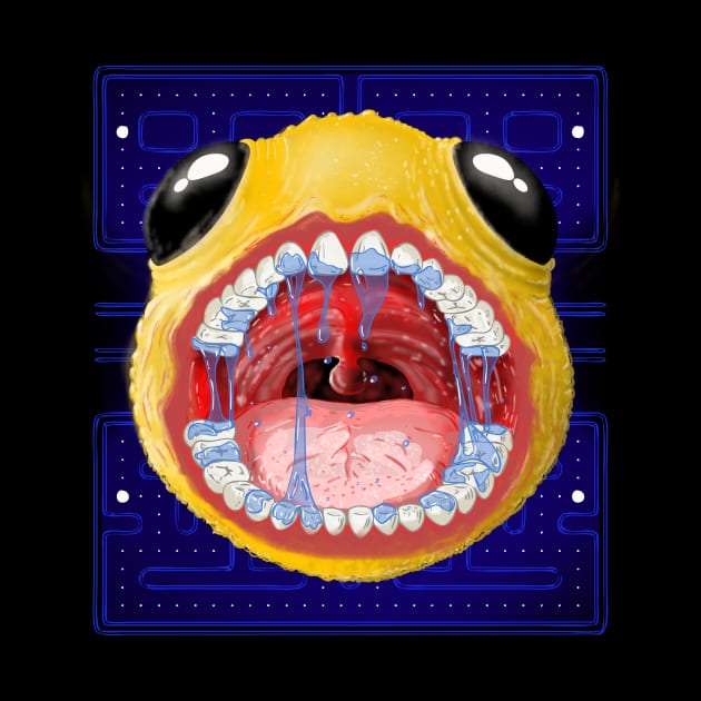 Grotesque Pacman by Harley Warren