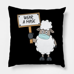 Wear a mask, sheep Pillow