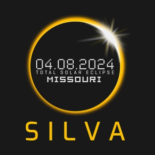 SILVA Missouri Total Solar Eclipse April 8 2024 Missouri T-Shirt