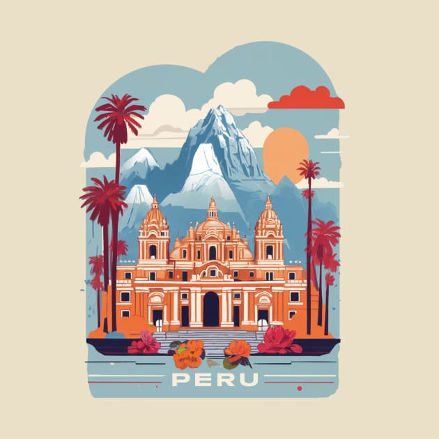 Vintage Travel Peru Design by huefinder