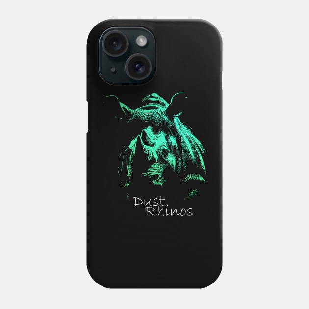 Dust Rhinos Emerald Rhino Phone Case by Dust Rhinos Swag Store