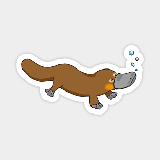 cute duck billed platypus Magnet