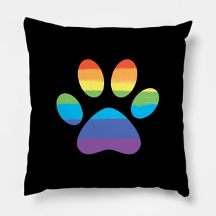 Dog Paw Rainbow Pride Shirt, LGBTQ, Gay Shirt, Lesbian Shirt, Gift for Gay Lesbian, Gift for Dog Lovers, Queer Pride Month Pillow