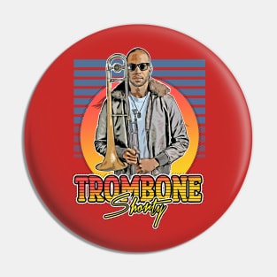 trombone shorty style flyer vintage Pin