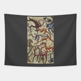 Medieval Dragons Tapestry