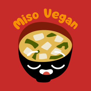 Miso Vegan Pun I'm Vegan Vibes Pun T-Shirt