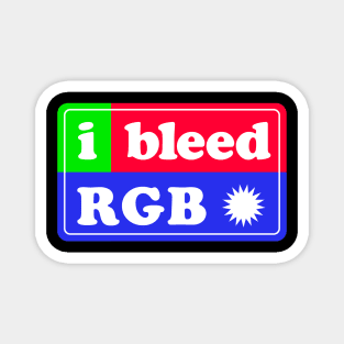 I bleed RGB Magnet