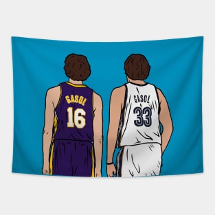 Pau and Marc Gasol Tapestry