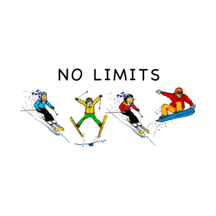 No limits skiers T-Shirt