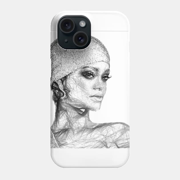 Rihanna Phone Case by RafaelSalazar