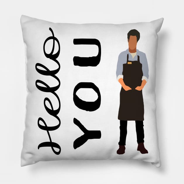 Hello You - Joe Goldberg Pillow by frickinferal