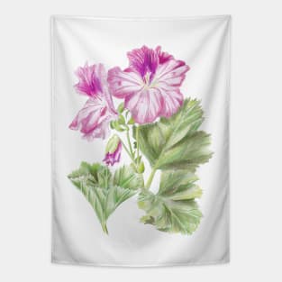 Royal geranium flower Tapestry