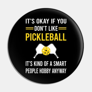 Smart People Hobby Pickleball Pin