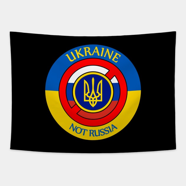 UKRAINE - Not Russia Tapestry by Taylor'd Designs