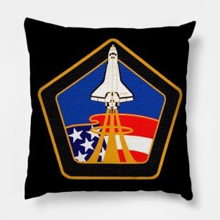 Black Panther Art - NASA Space Badge 128 Pillow