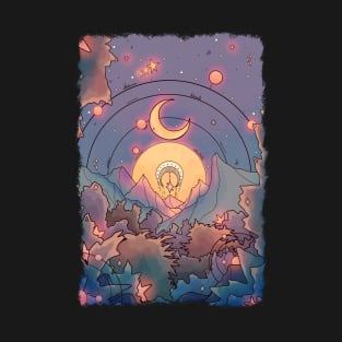 A nighttime forest T-Shirt