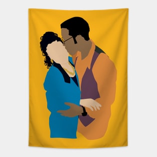 its a different world flat kiss Tapestry