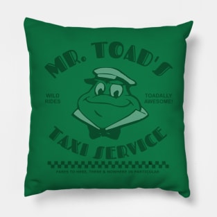 Mr. Toad's Taxi Service Pillow