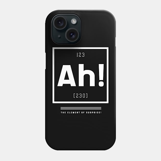 Ah! The element of surprise!  - Science Essential Gift Phone Case by Diogo Calheiros