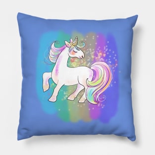 Fantasy fairy unicorn Pillow