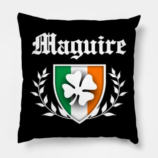 Maguire Shamrock Crest Pillow