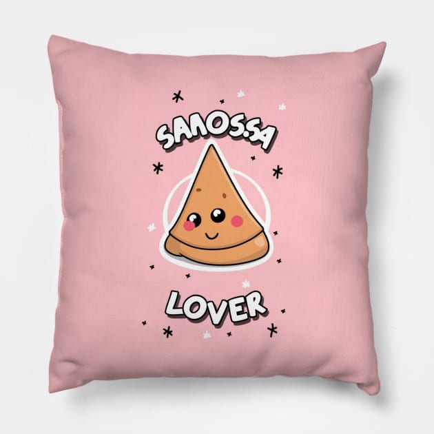 Cute Samosa Pillow by Spaceboyishere