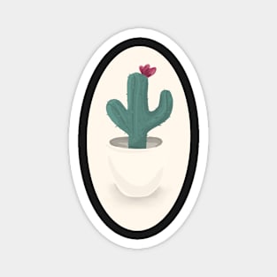 Happy Cactus Magnet