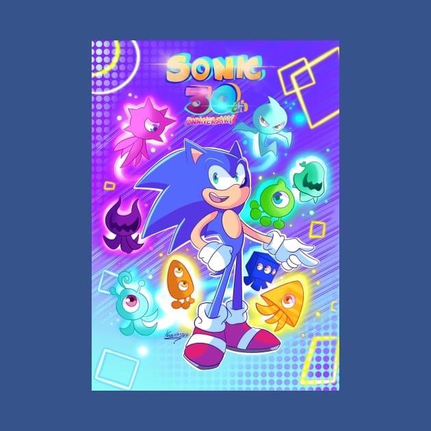 my fan art sonic ultimate colors by Klaudiapasqui 96