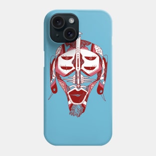 Pastel Tones African Mask No 11 Phone Case