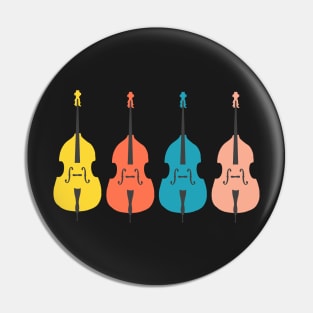 Colourful Double Basses Pin