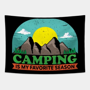 Camping is my favorite Season Tapestry