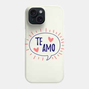 Te Amo - Grunge design Phone Case