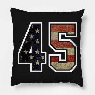 45 Trump - President Donald Trump Pillow