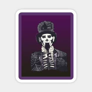 Hocus Pocus Skeleton Singer Magnet