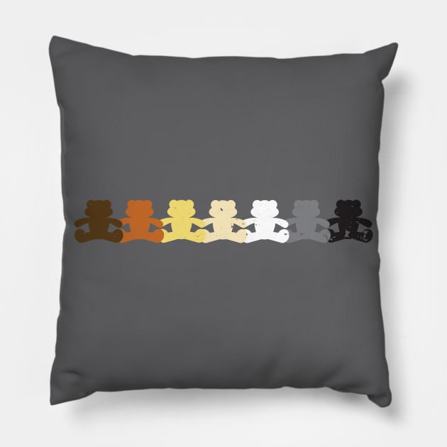 Bear Pride Bears Pillow by CKline